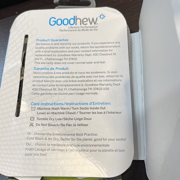 Goodhew Lo liner Stripe merino wool socks 2 pair pack size S/M - Picture 9 of 11